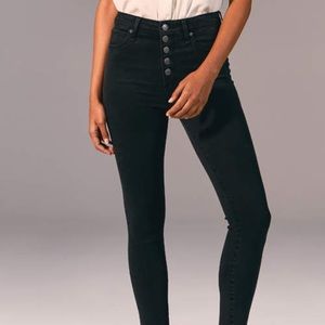 Abercrombie High Rise Super Skinny Ankle Jeans